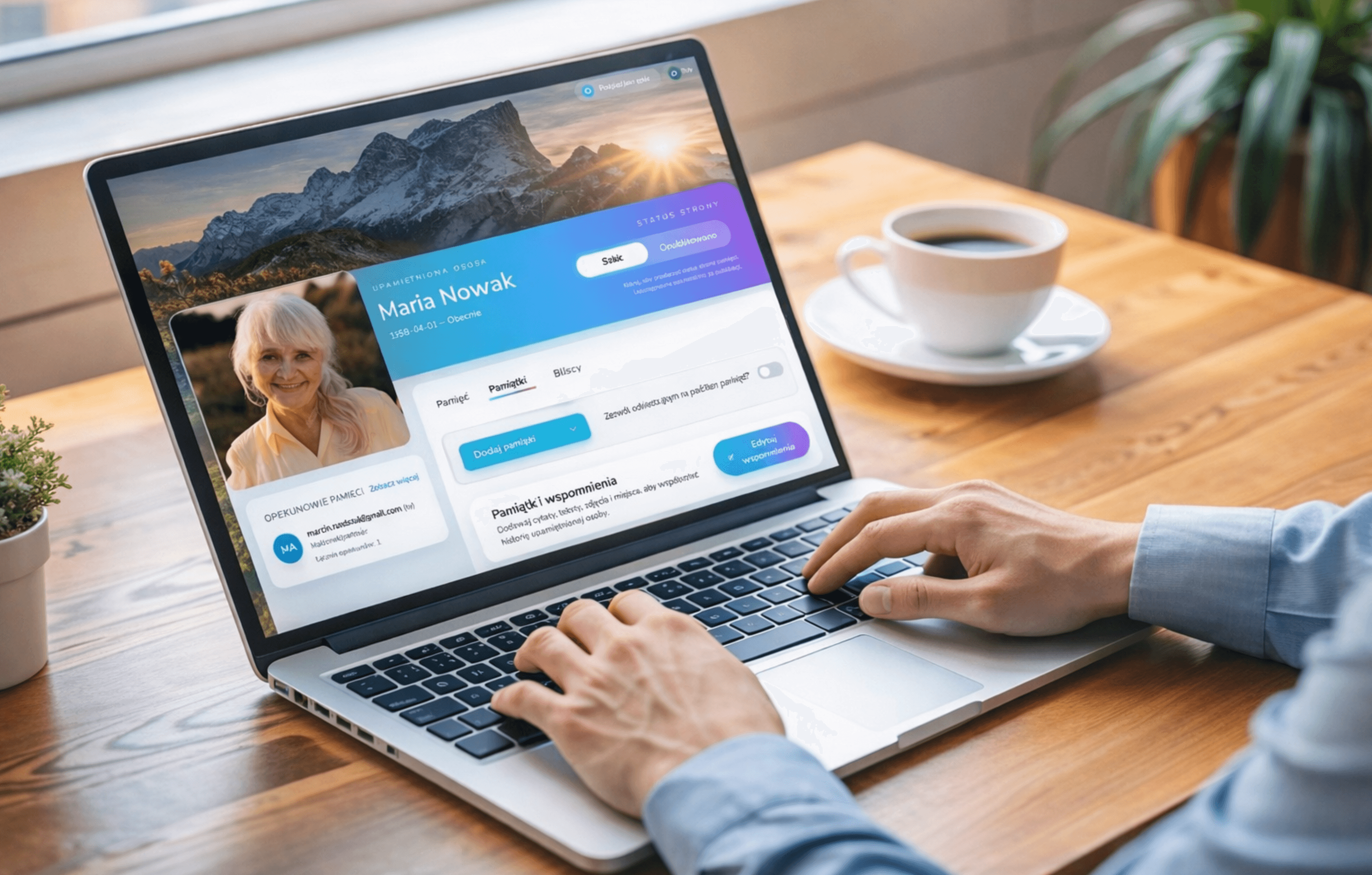 Tworzenie strony pamięci online